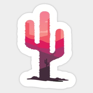 Desert Cactus Sticker